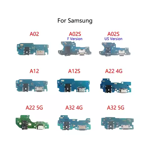USB charge dock socket jack connector flex cable for Samsung A02 a02s A12 a12s A22 4G A32 5G charging board module