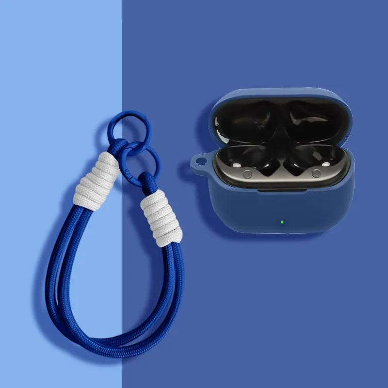 Soft Silicone Bluetooth Earphone Cover for SoundPeats Q3 Pro, with Hook Protection Cover, Shock and Dust Resistant