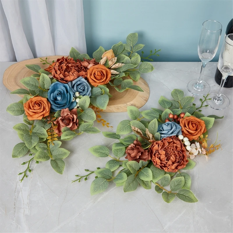 Artificial Floral Decors Garlands Arch Elegant Wedding Archways Flower Adornment Beautiful Artificial Flower Arch Charm