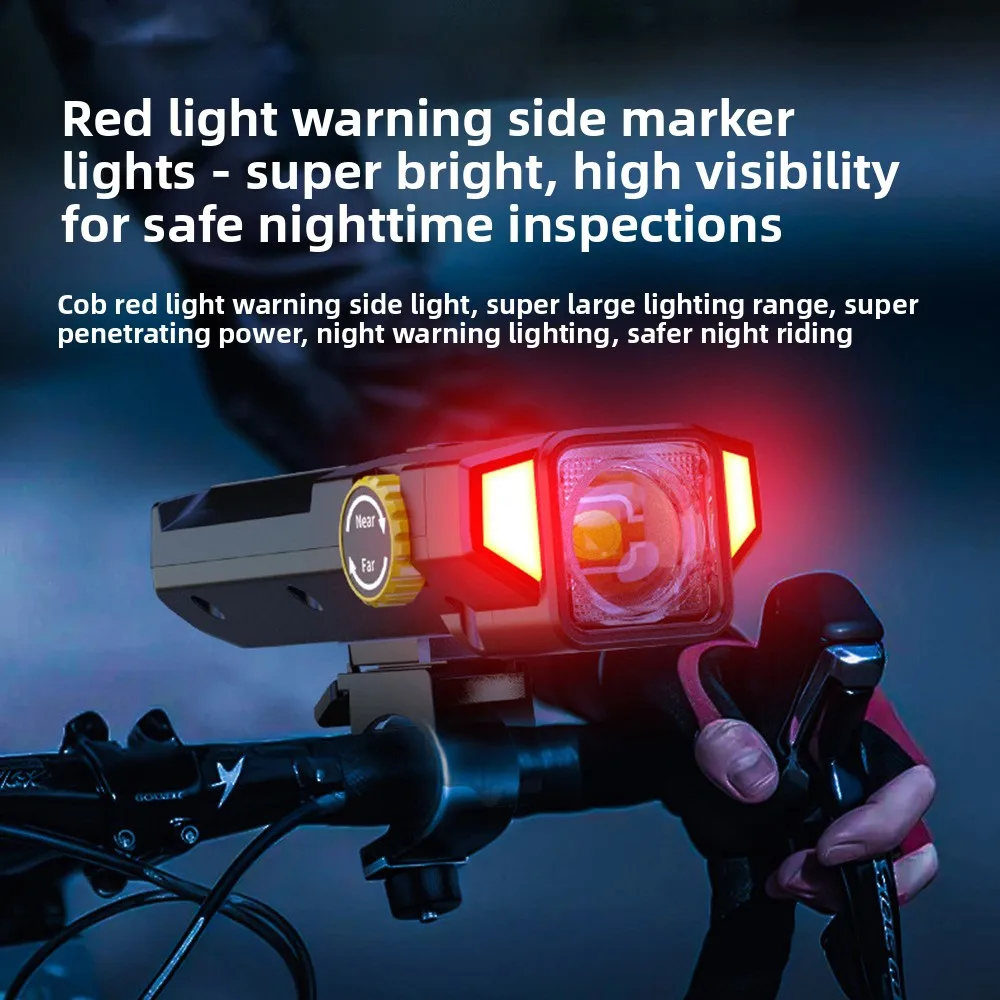 T6 LED USB 충전식 자전거 라이트 - 사이클링 액세서리용 하이빔 전면 헤드라이트 토치