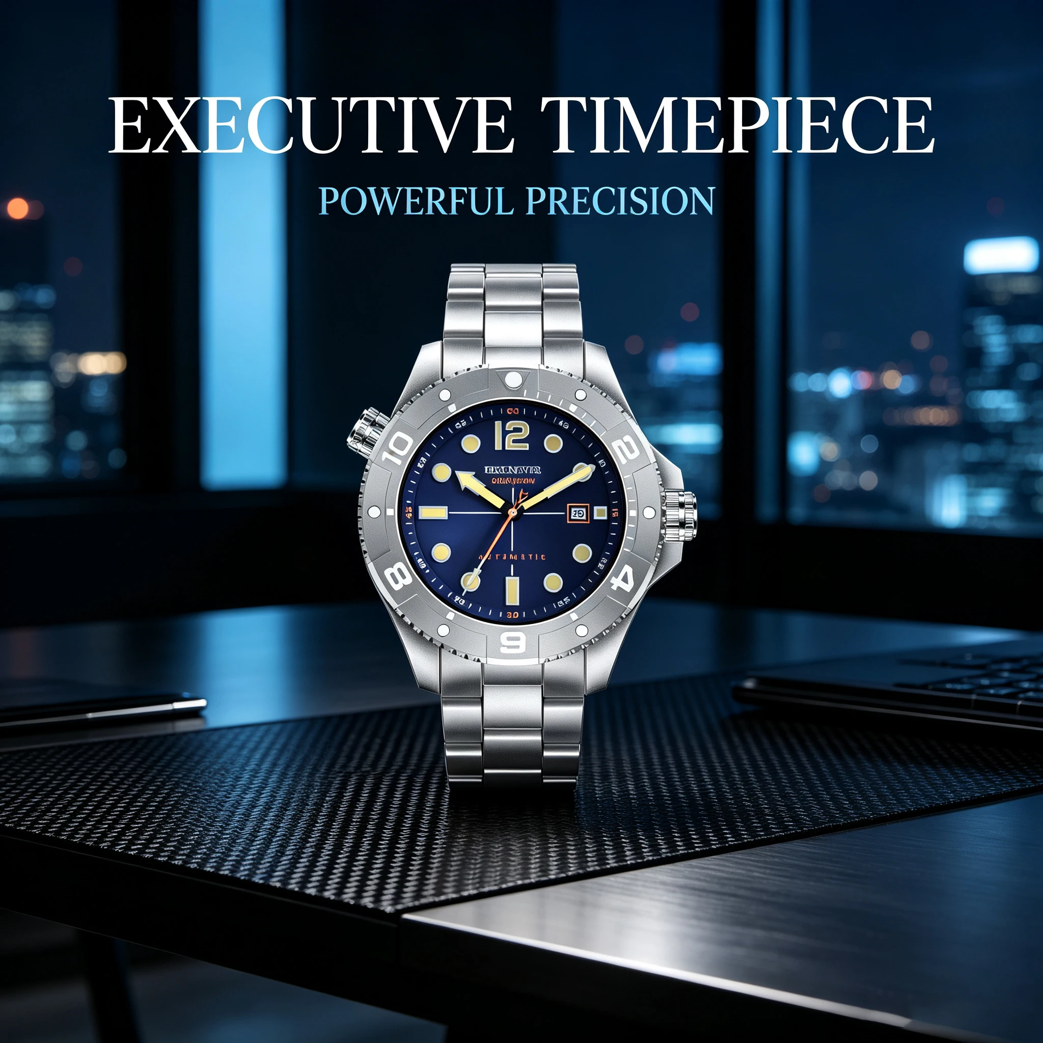 FeelNever Top Brand Luxury Mechanical Watch Profession Casual Sport Stainless Steel Automatic Men's Watches Fashion Wristwatches view 6