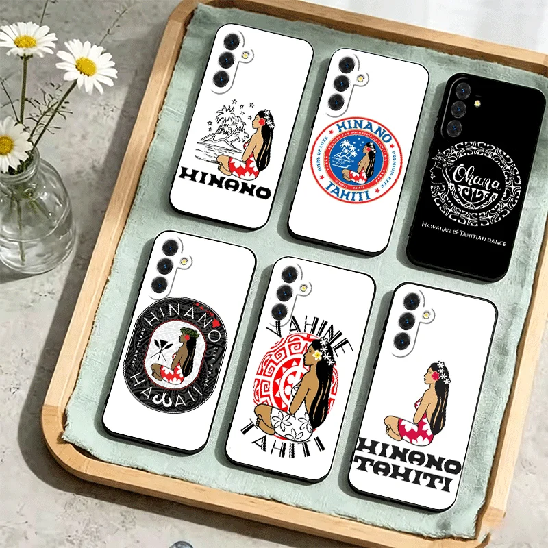 Vahine Tahiti Girl Beach Phone Case For Samsung Galaxy A17 A16 A15 A14 A13 A57 A56 A55 A54 A53 A37 A36 A35 A34 A33 A27 A26 A25 A