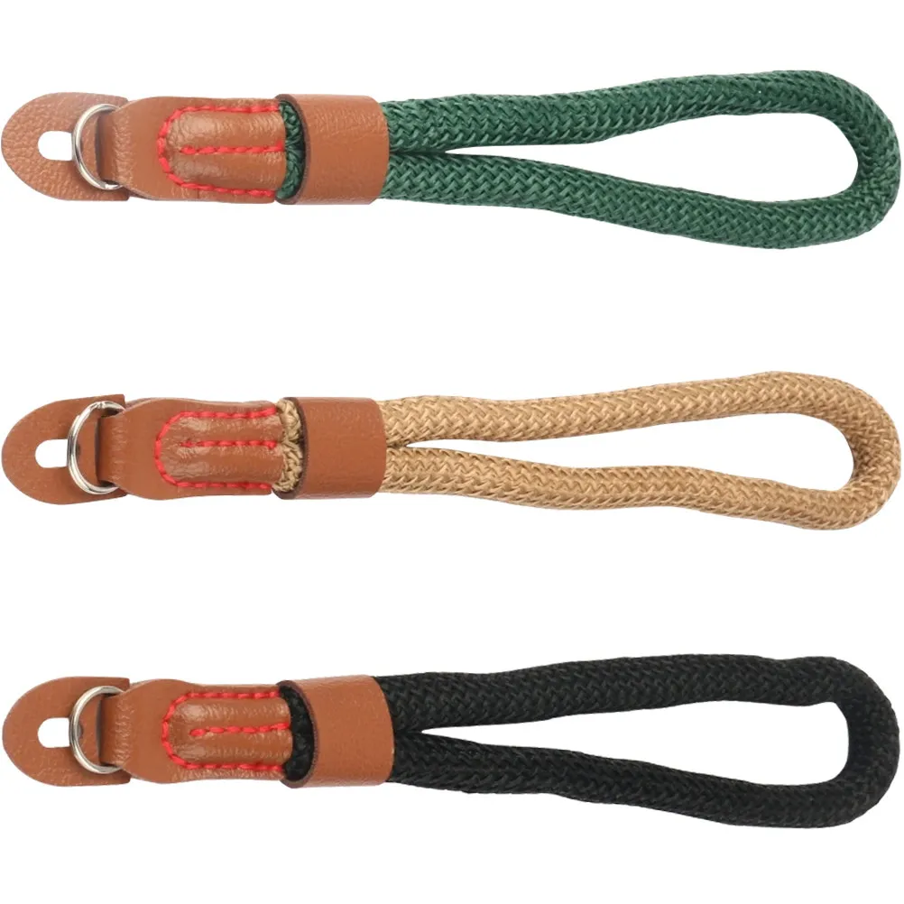 3Pcs Camera Wrist Strap Premium Material Anti-Slip Secure Holding Strap for Travel Hiking Climbing Photography Accessories