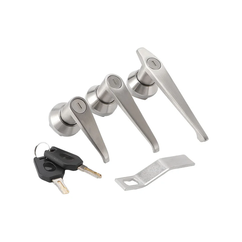 

MS301 Wholesale Lowest Price Stainless steel Switch Control Distribution Swing Handle Lock Cabinet Extended Truck Box Plane lock