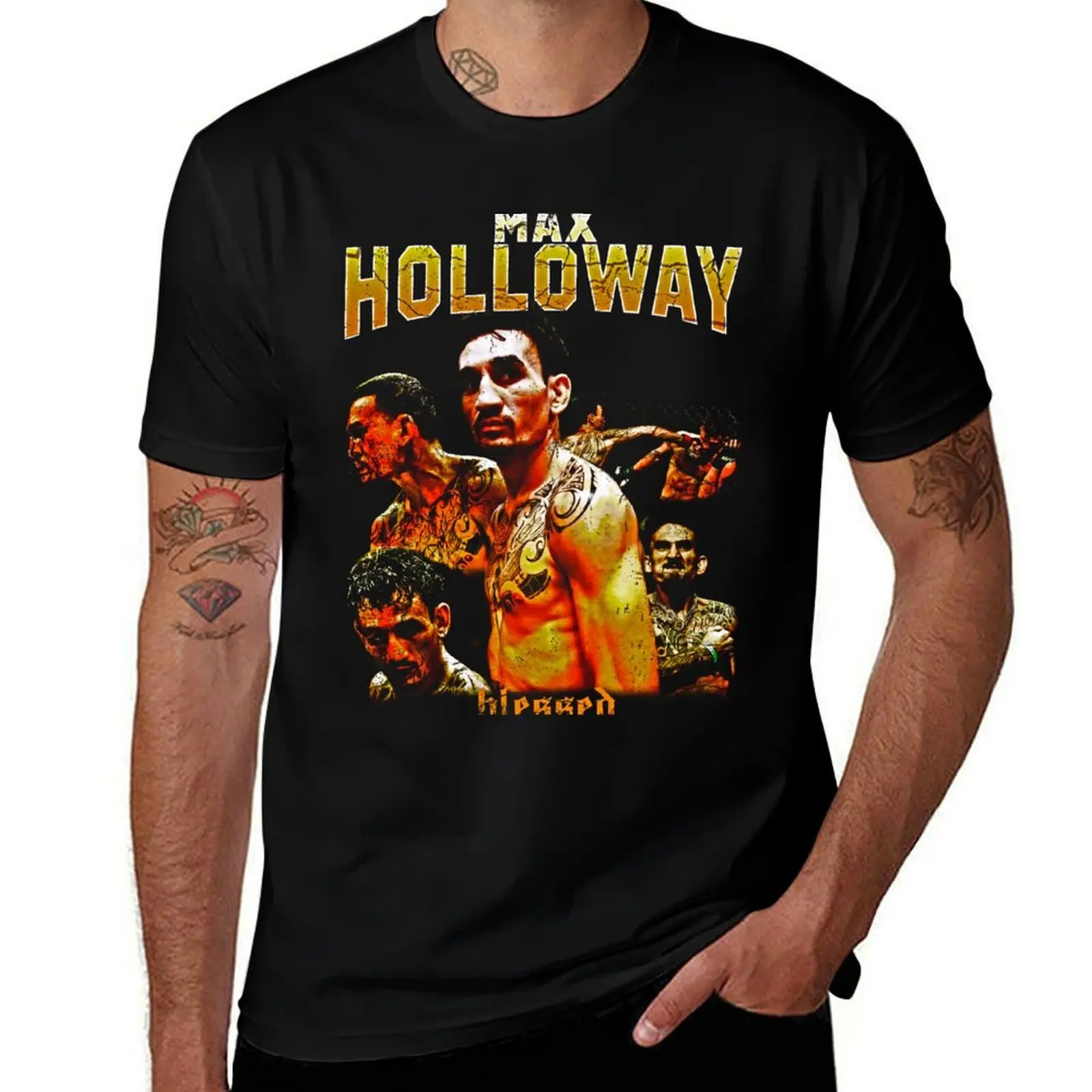 Max Blessed Holloway Vintage T-Shirt Daily Wear Print T-Shirt