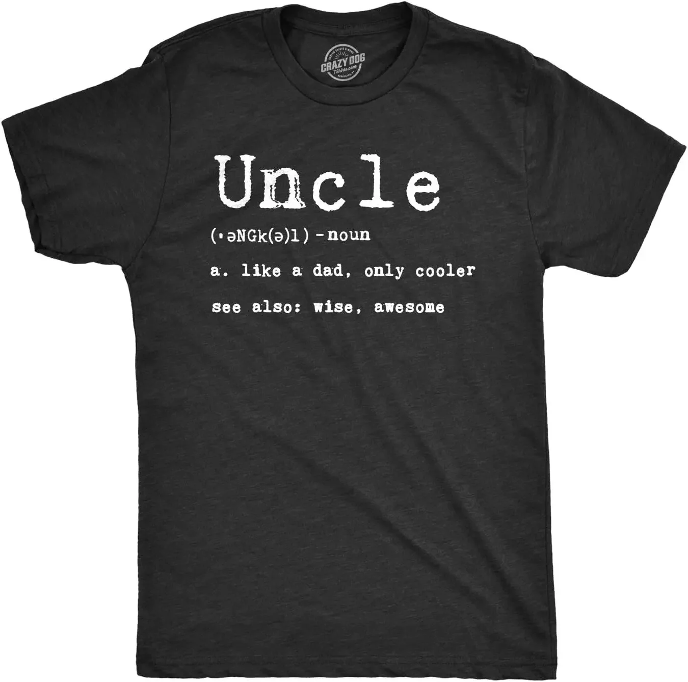 

Mens Uncle Definition T Shirt Funny Family Brother Gift Adult Humor Graphic Tee