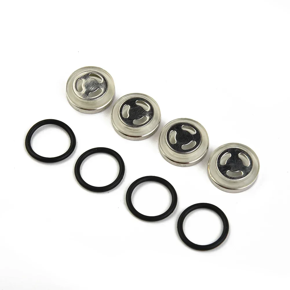 4set Master Cylinder Brake Lever Reservoir Sight Glass Gasket 18mm For Motorcycle Scooter ATV Dirt Bike Hydraulic Clutch