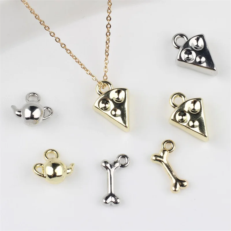 

Новое поступление, 100 шт./лот, цветной принт, мультяшный чайник, кость, форма торта, сплав, плавающий медальон, бусины, ювелирные изделия своими руками, аксессуары для одежды