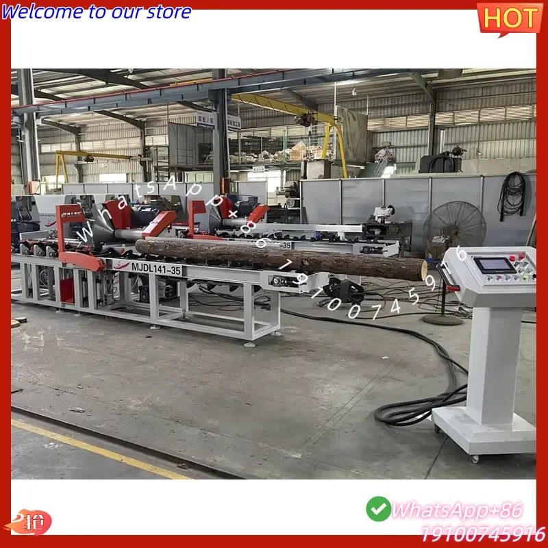 2026Hot Automatic Wood Tree Cutting Sawmill Machine Log Length off Cutting off Saw