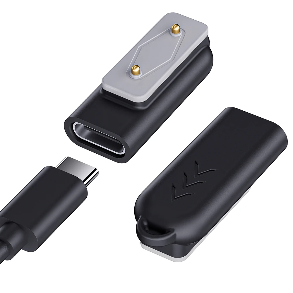 Adaptor Pengisi Daya Tipe C Konverter Kabel Pengisi Daya Magnetik Adaptor Pengisi Daya Jam Tangan untuk Samsung Galaxy Fit 3/Huawei Watch Fit 3 2