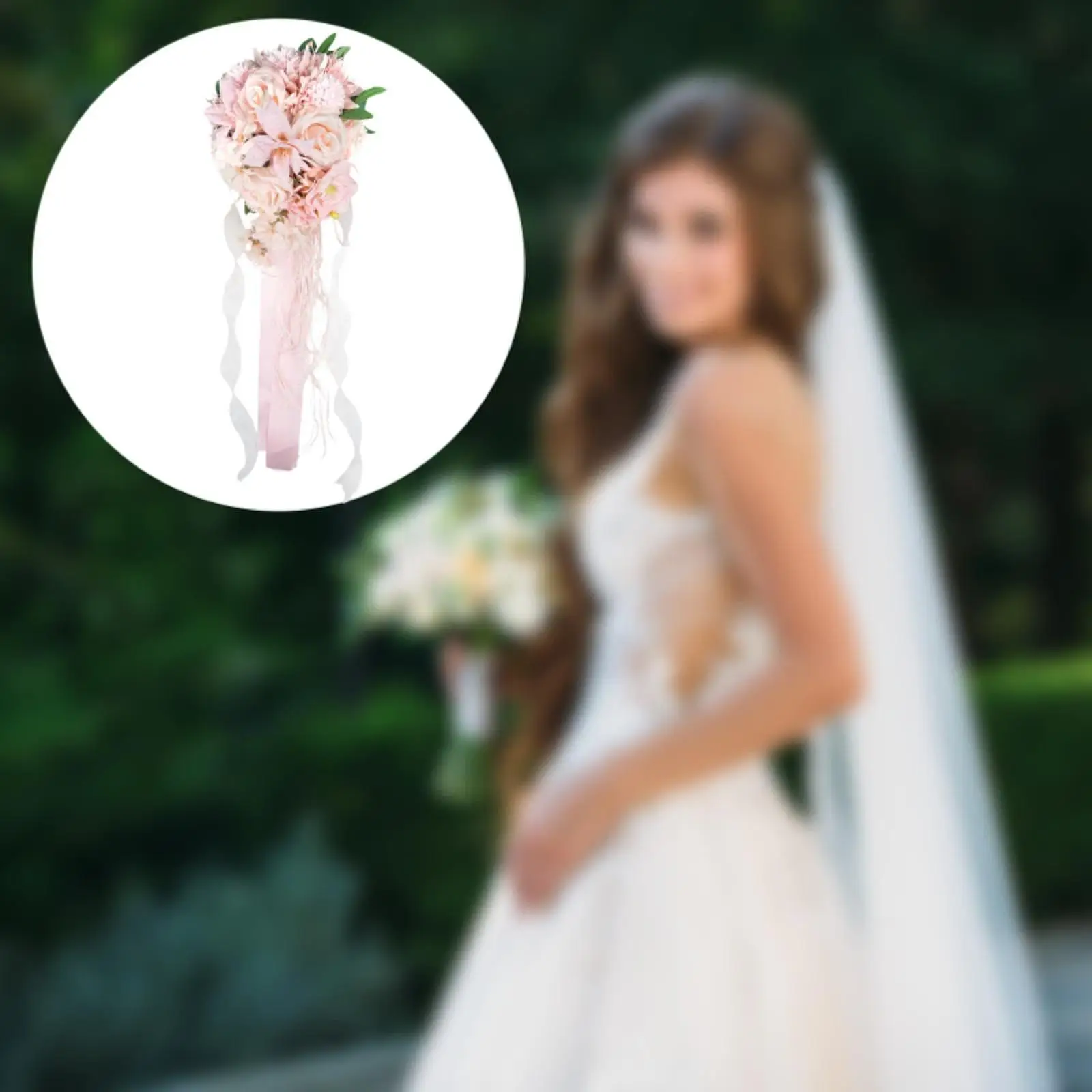 

Wedding Bridal Bouquet Gift Toss Bouquet for Home Valentine's Day Ceremony