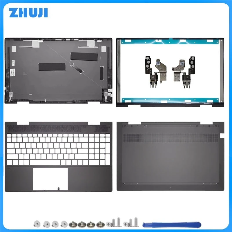 

Repalce Cover For ENVY X360 15-ED 15M-ED 15-EE 15M-EE New LCD Back Cover Front Bezel Palmrest Bottom Hinges Replace Brown