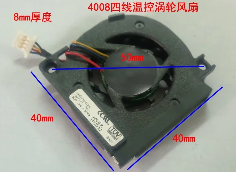 2pcs CPU Fan For DELL For LATITUDE E4200 C587D COOLING DFS300805M10T F736 C587D 0C587D g40x05ds1zd 52t131 dc280005fnl