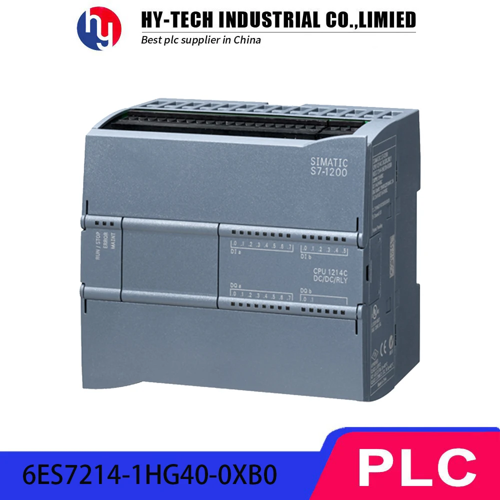 

Programmable Logic Controller 14 Digital Input 10 Relay Output DO 2 Analog Input AI Compact CPU DC Module 6ES7214-1HG40-0XB0