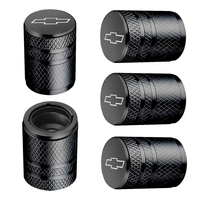 5Pcs Car Wheel Tire Styling Tire Valve Air Nut Cover For Chevrolet Cruze Spark Captiva Suburban Camaro Malibu Silverado Colorado