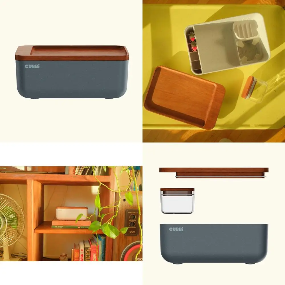 

Grey Silicone Sealed Airtight Storage Box with Tray for 100% Leak-Proof Preservation