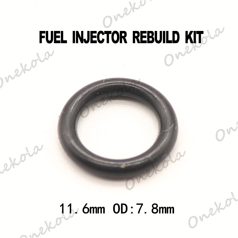 free shipping 100pieces fuel injector rubber orings diameter size 11.6mm od 7.8mm for Toyota Lexus Mazda Mitsubishi 90% models