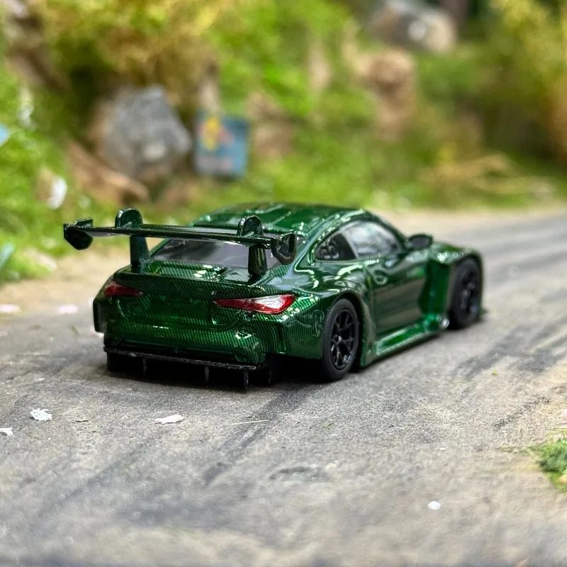 1/64 MYSTERIOUS M4 GT3 Green Carbon Fiber New Spot Goods