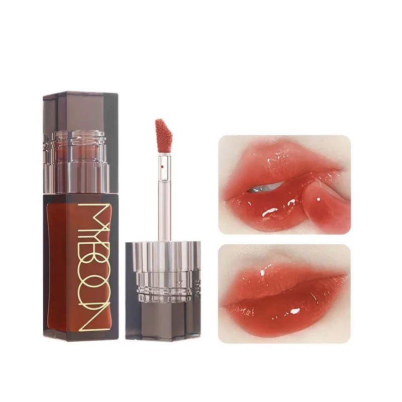 

~Water gloss glass lip gloss, mirror lip glaze, lipstick, moisturizing lip serum, not easy to stick to cups, women