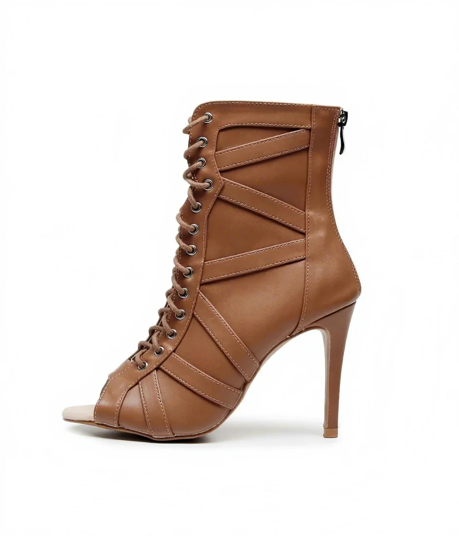 new-women's-spring-dance-boots-11cm-heel-latin-salsa-dance-boots-open-toe-ballroom-salsa-shoes-girls-sneaker-party-dancing-shoes