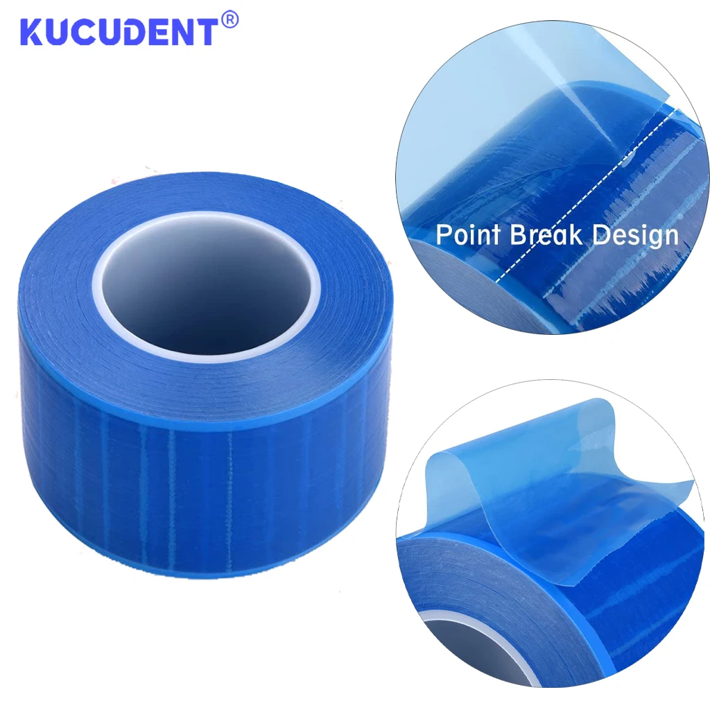 1200pcs Dental Protective Barrier Film Waterproof Anti-Fouling Tape Disposable Isolation Membrane Colorful Plastic Protect Tape