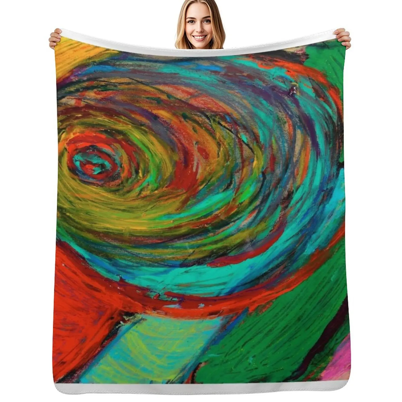 

SP Series by James Jenkins Throw Blanket Shaggy Thin Luxury Designer Summer Beddings Blankets