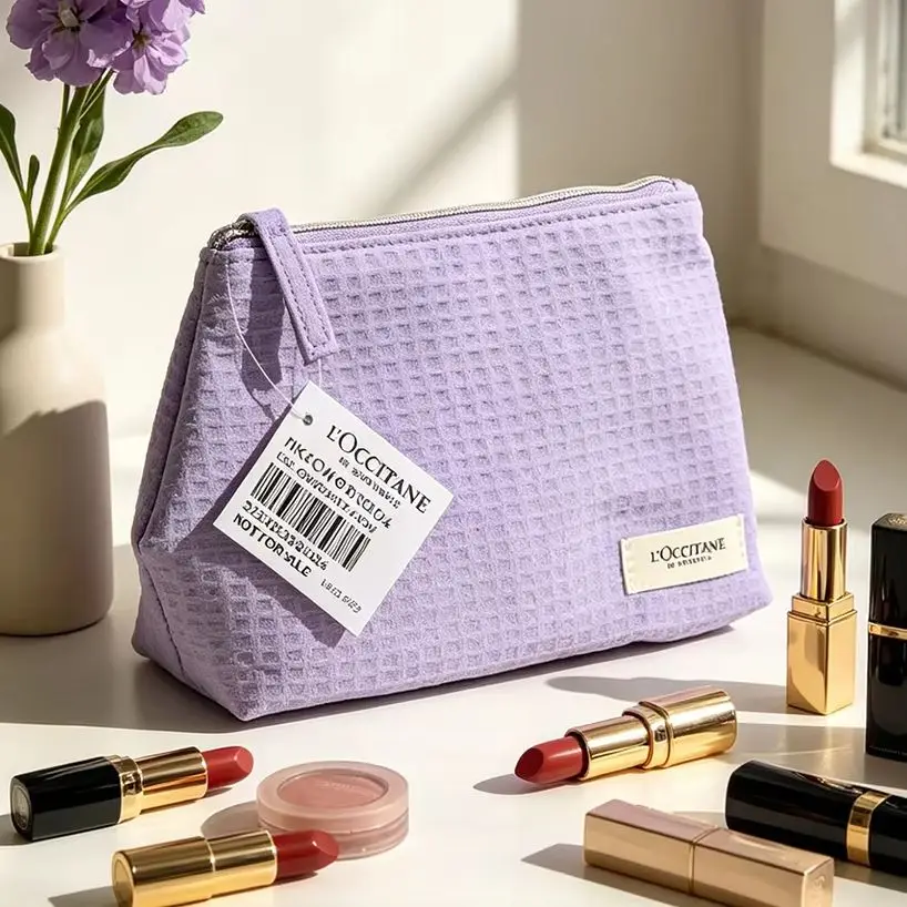 Loccitane Portable Travel Toiletry Bag Wear Resistant Beauty Storage Pouch Fine Stitching For Business Trip Vacation Practical G