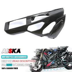 M1000 R Belly Pan Accessories Real Carbon Fiber Lower Bellypan Guard Fairing Kit Cover For BMW S1000R M1000R 2021 2022 2023 2024