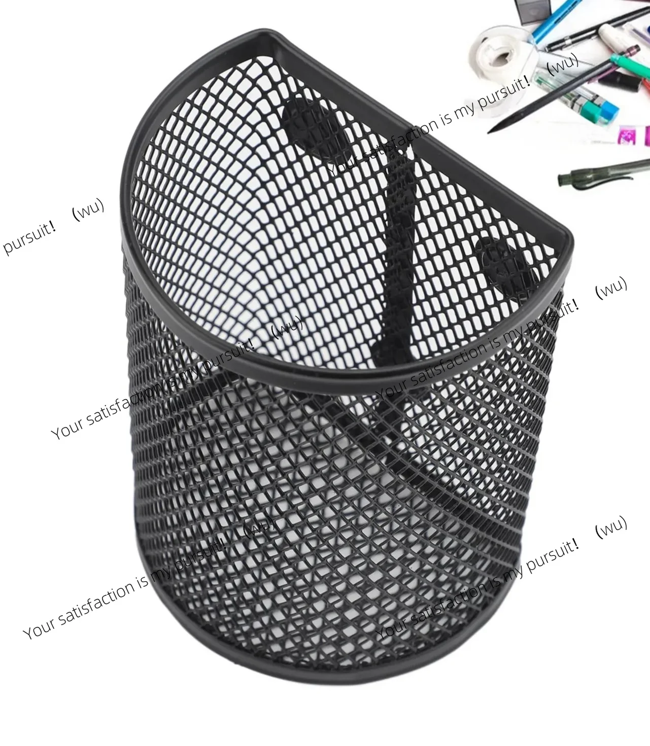 for Locker Fridge Whiteboard File Cabinet New 1/4Pcs Magnetic Pen Holder Mesh Metal Pencil Marker Basket Desk Organizer
