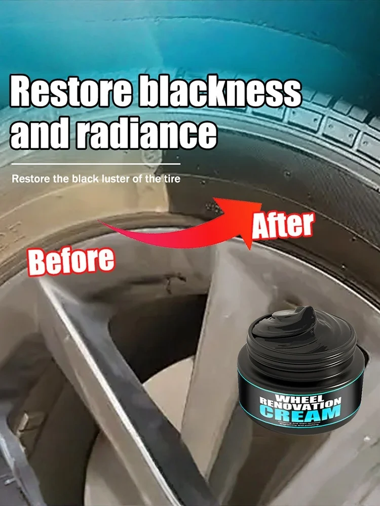 Car Rust Restoration Paste for Chrome Parts of Auto Rust And Fading on Car Wheels Designed for Renewing Oxidized Scratch Repair
