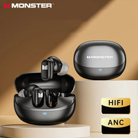 MONSTER Airmars XKT28 Bluetooth Earphones Wireless in-ear 5.4 Version Active Noise Reduction Dynamic Sound Quality Headphones