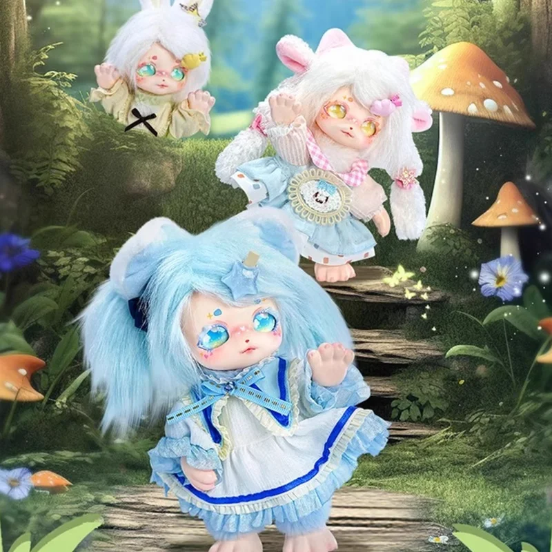 

2025 New Dumia Forest Family Enamel Plush Blind Box Toy Movable Lovely Doll Gift For Girls 520 Qixi Birthday Trendy Collectible