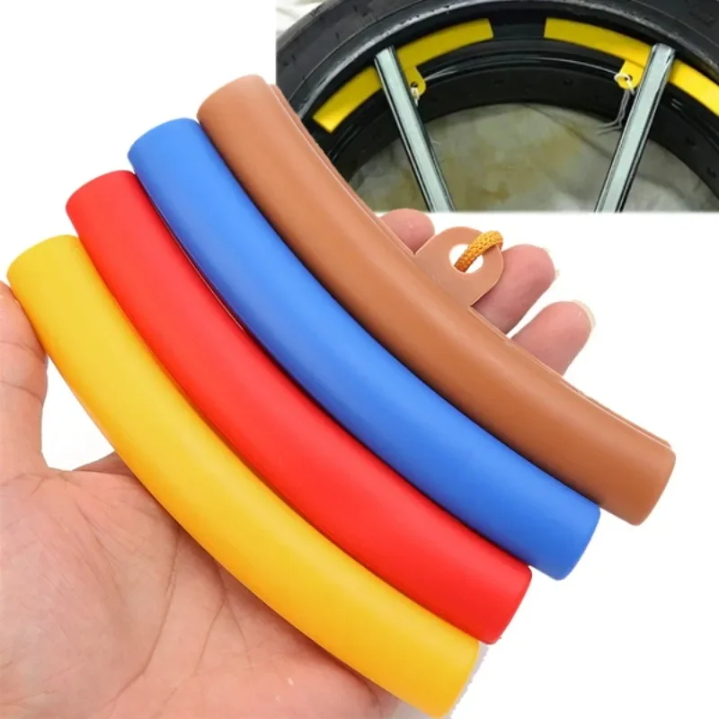 Car Motorcycle Wheel Guard Rim Protectors Red Bicycle Car Wheel Rim Protector Tyre Changer Guard Tire Change Protection Tool