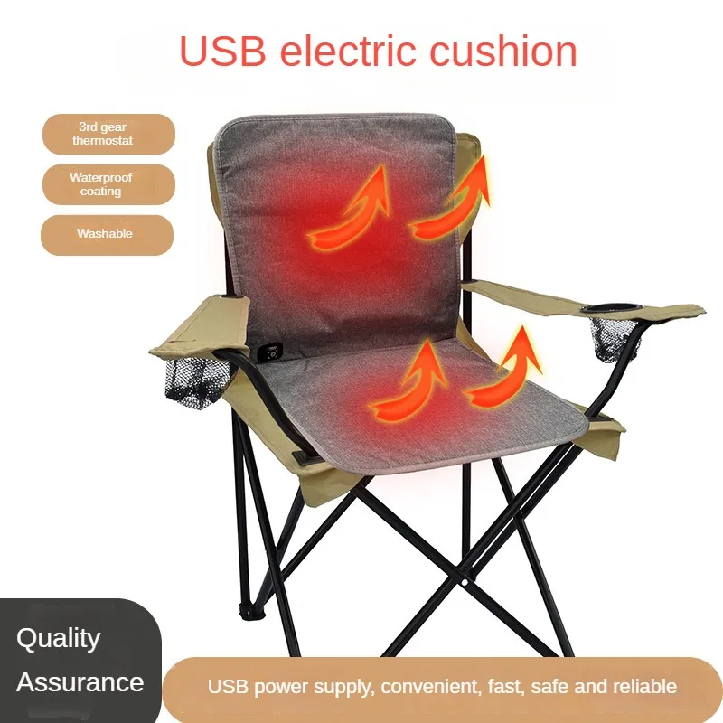 

USB Electric Blanket Heated Seat Cushion 3 Level Portable Office Outdoor Car Chair Cushion Energy Saving Winter Heating Pad