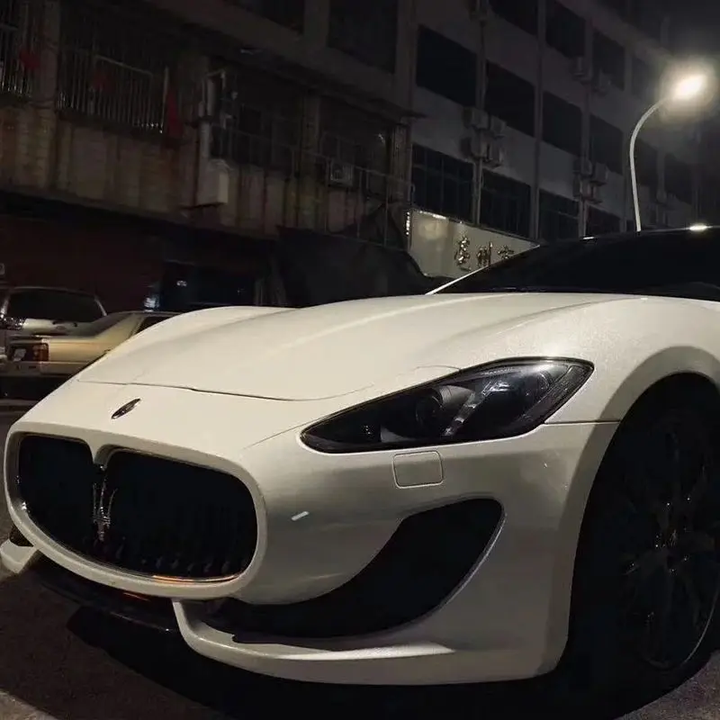 

Super DIamond White Gloss Car Wrap Vinyl PET Car Film for Full Car Premium Wrap Film Self Adhesive Bubbles Free Auto Decals