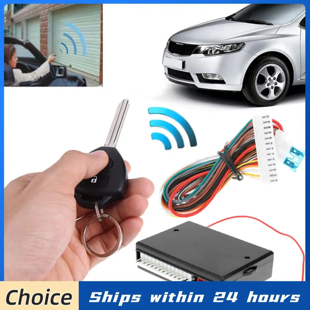 

Комплект центрального замка для автомобиля с дистанционным управлением, сигнализацией и бесключевым доступом