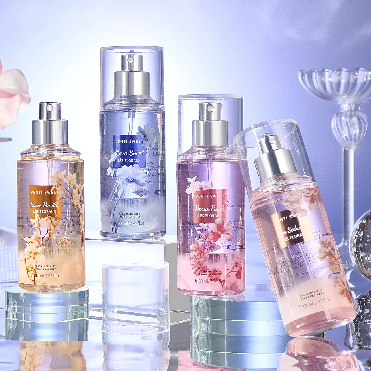 Women's perfume Body spray Long lasting floral fragrance genuine cosmetics