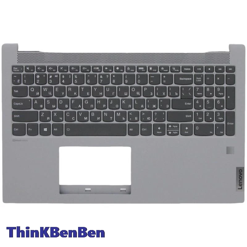 

RU Russian Platinum Grey Keyboard Upper Case Palmrest Shell Cover For Lenovo Ideapad Flex5 15 15ALC05 15IIL05 15ITL05 5CB0Y89722