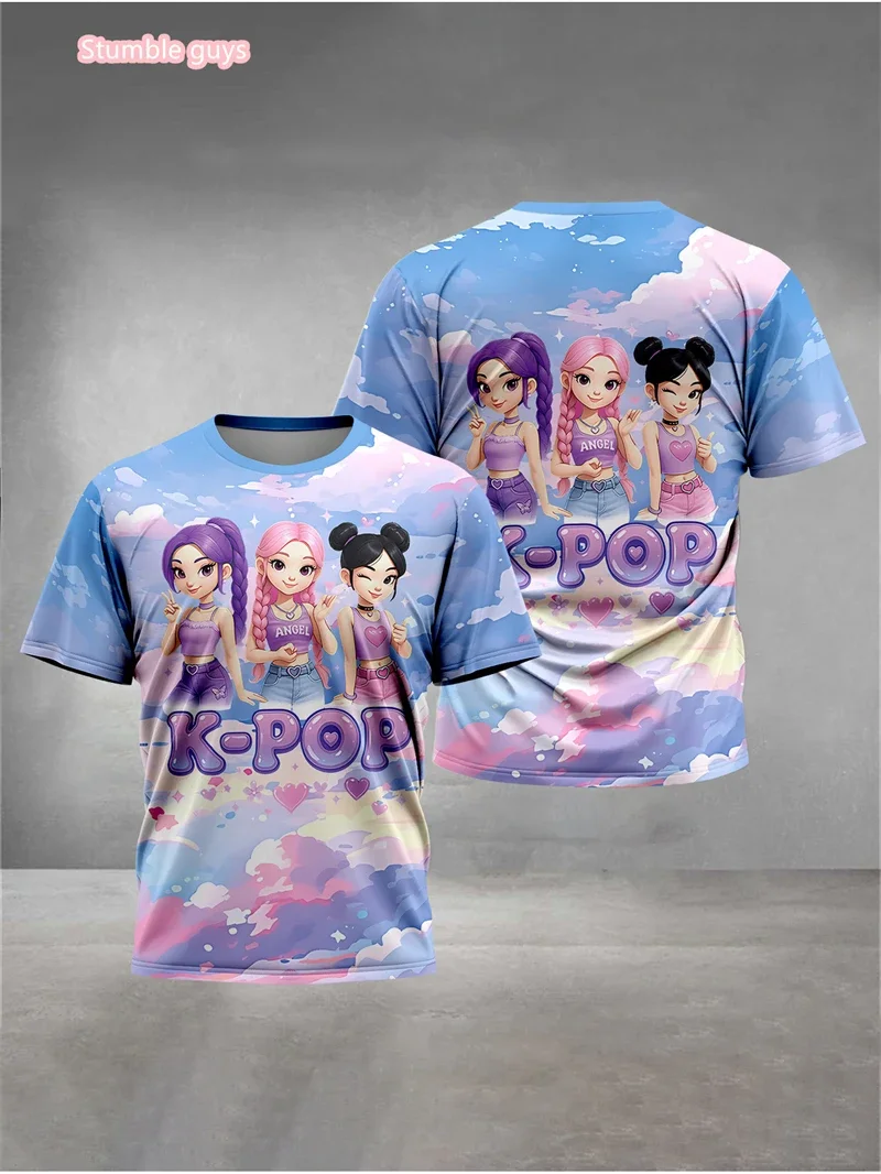 Boys Fashion Gamer T Shirt Trendy Video Game Design Short Sleeve Lightweight Breathable Summer Casual Tops