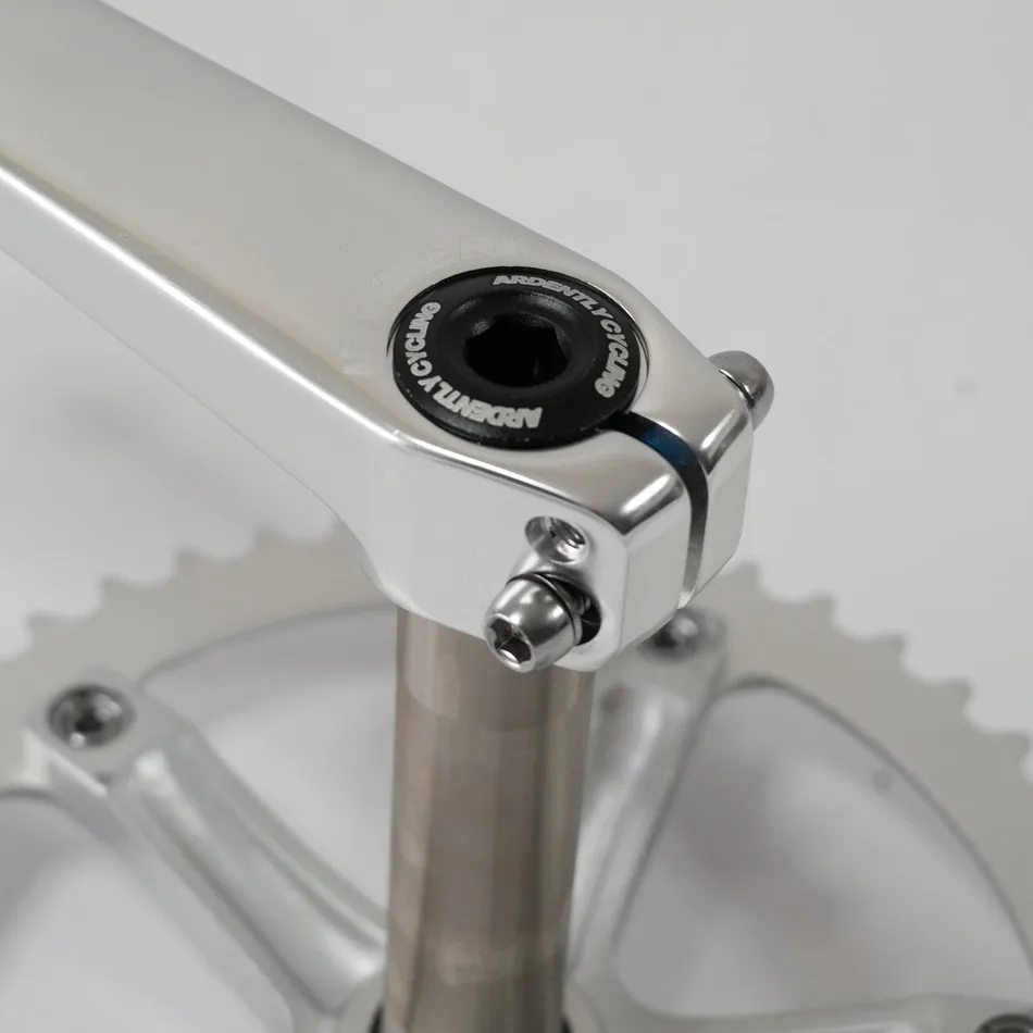 Hollow tech Kurbel garnitur, Fixie Kurbel, Single Speed Fixed Gear Bike, Track Fahrrad Kettenrad, 48t, 165mm, 144bcd Fahrrad teile – Detail 10