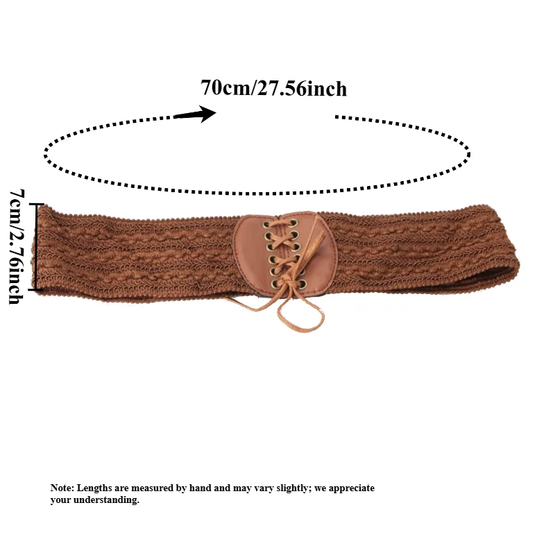 IF IFOND Fashionable Everyday Commute Women’s Waist Belt Korean-Style High-End Versatile Elastic Belt to Complement Any Outfit