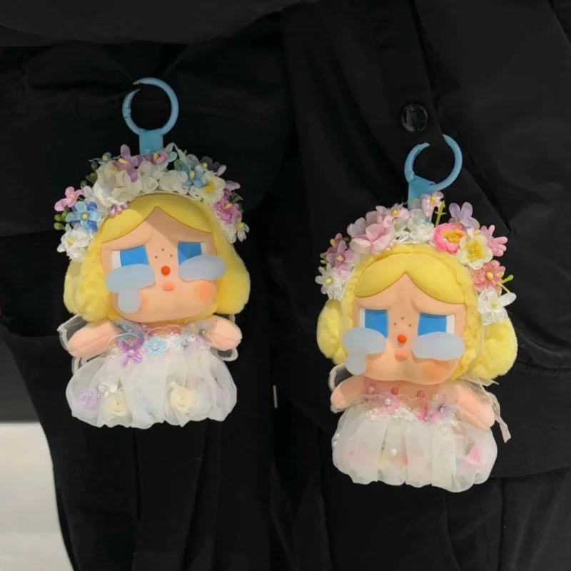 

Для куклы Crybaby, комплект юбки с цветочной феей, заколка ручной работы, платье с цветком для куклы CRYBABY, аксессуары для одежды