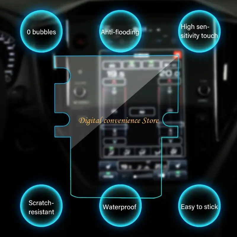 واقيات شاشة ملاحة السيارة 97QA فورستر لموديلات فورستر 2025 2026 مقاس 11.6 بوصة واقي الأسطح المقاومة للكسر