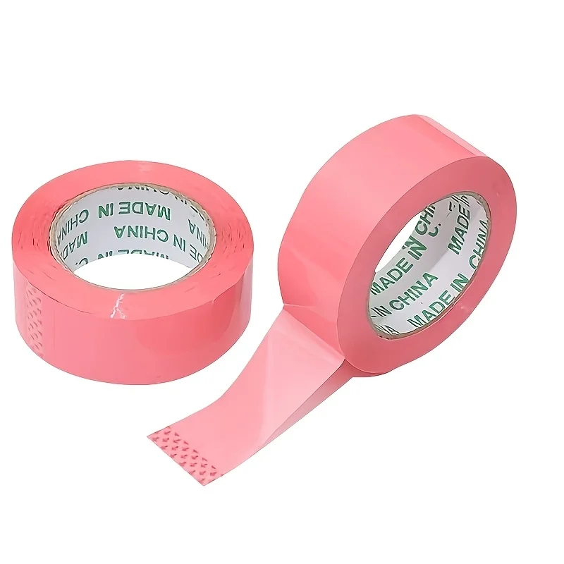 1 Rolle rosa Packband |   Lebendige Farben, hohe Haftung, langlebig, ideal für Partydekorationen, Logistikversiegelung, Lagerverpackung.