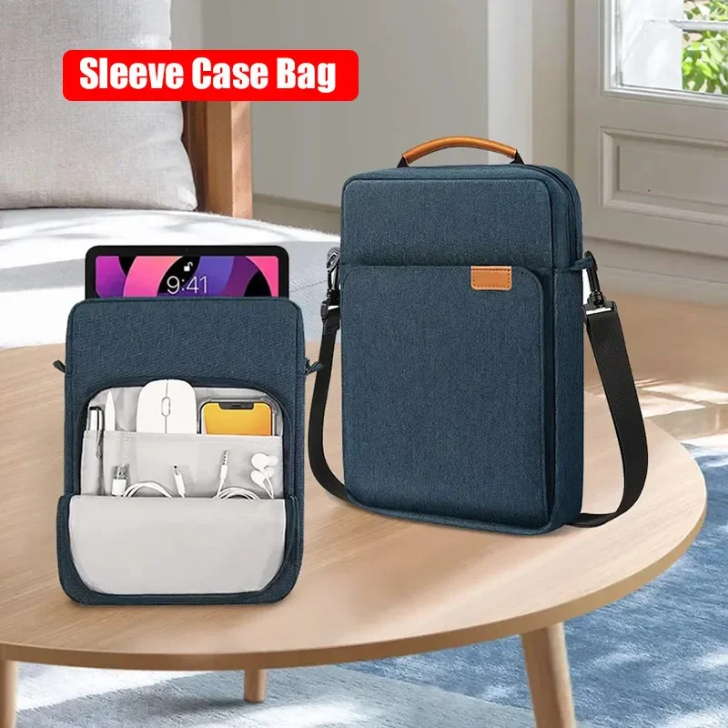 

Tablet Shoulder Bag for iPad Pro 11 2024 5th Pro 13 7th 10th 10.9 Air 6 5 4 3 2 1 Mini 9.7 10.2 9th Pouch Storage Briefcase