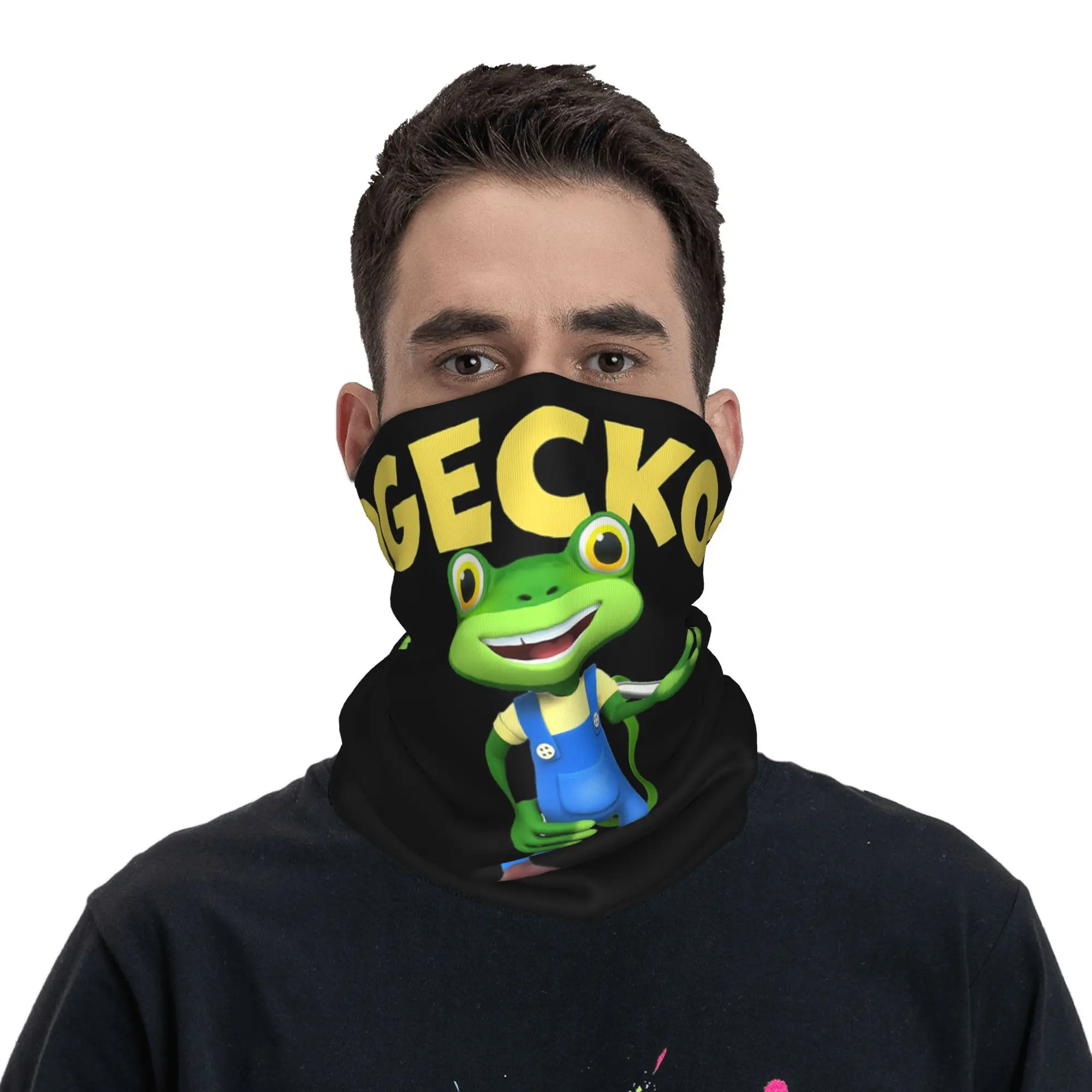 

Garage Geckos New Gecko Bandana Neck Gaiter Printed Mask Scarf Warm Face Mask Outdoor Sports Unisex Adult Windproof
