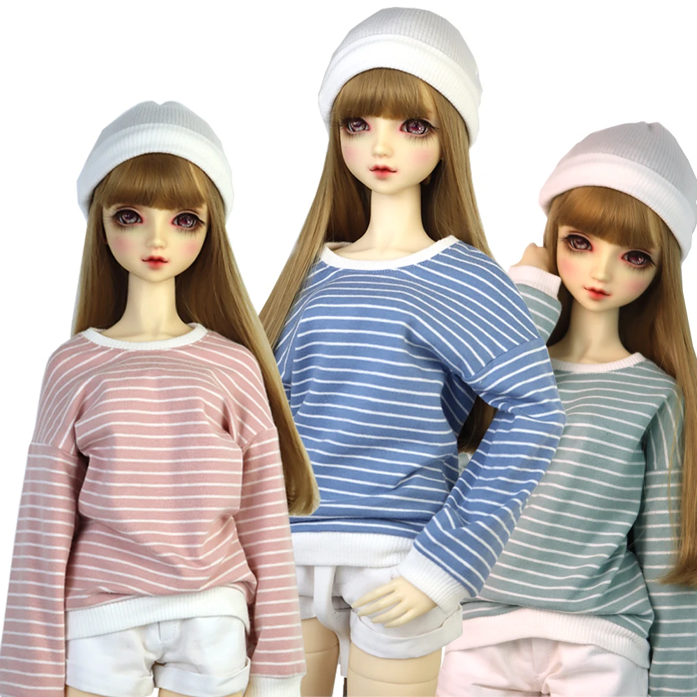 

58-60cm 1/3 SD DD Dolls clothes Toys Ball Jointed Doll accessories Fashion sweatshirts, caps, shorts Girl's gift