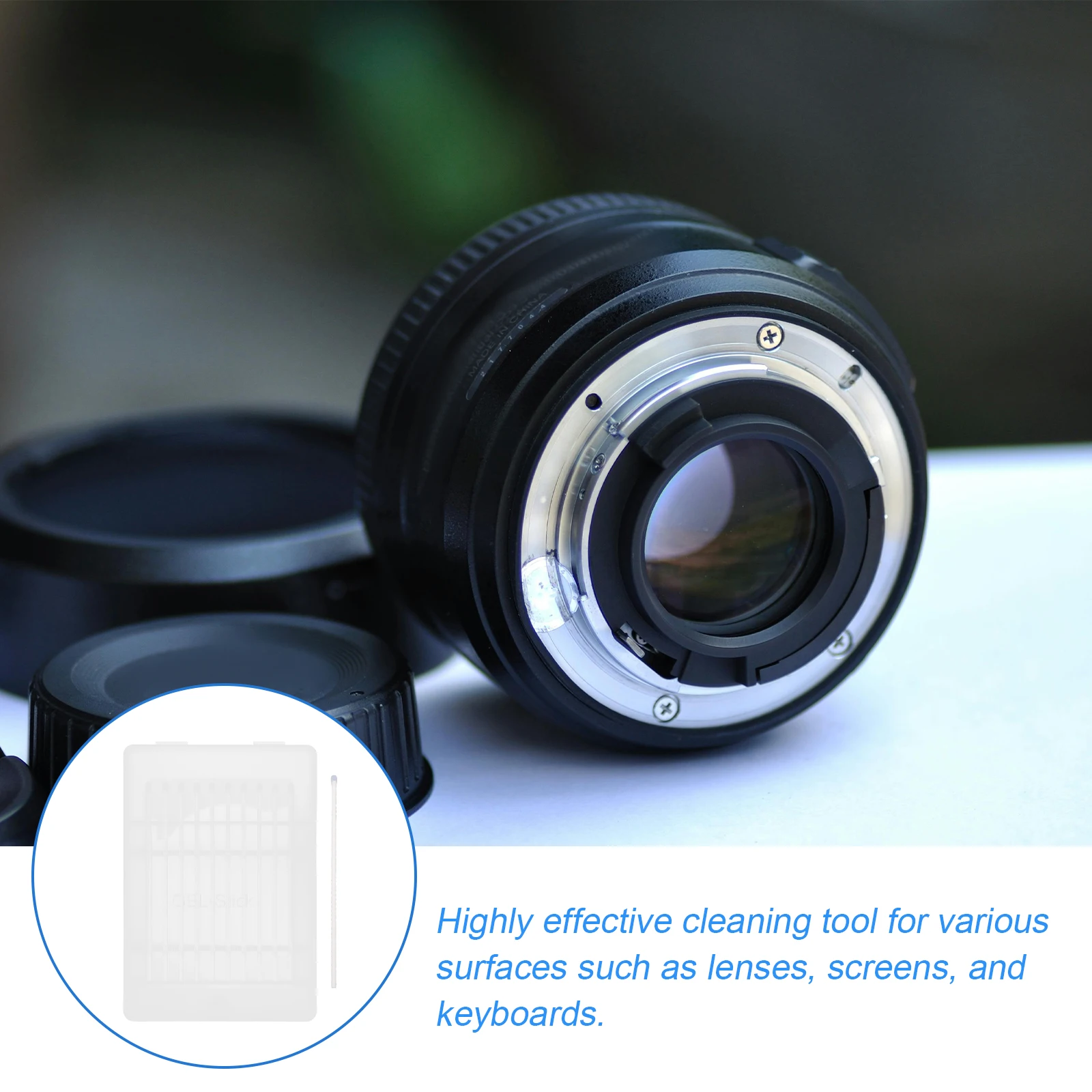 

1 Box Anti-Static Sticks For Lens Camera Keyboard Dust Removal Paper Stick With Silica Gel Lens Cleaning Tools Dust Absorbent