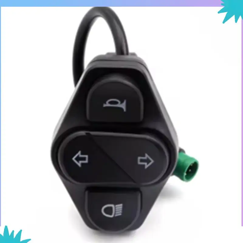 Pulsante faro ABZW per scooter elettrico Kukirin G2 Master Accessori per interruttori indicatori di direzione a 5 pin