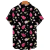 Pineapple Printed Men Hawaiian Shirt
